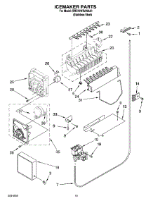 12 - Icemaker Parts, Optional Parts (Not Included) parts for Whirlpool Refrigerator BRS70WRANA00 from AppliancePartsPros.com
