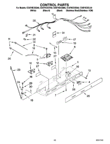 11 - Control Parts parts for Whirlpool Refrigerator ED5FHEXSS00 from AppliancePartsPros.com