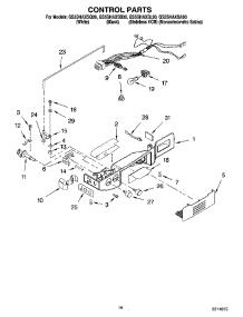 10 - Control Parts parts for Whirlpool Refrigerator GS5SHAXSB00 from AppliancePartsPros.com