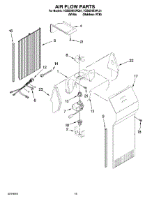 09 - Air Flow Parts parts for Whirlpool Refrigerator 7GS6SHEXPL01 from AppliancePartsPros.com