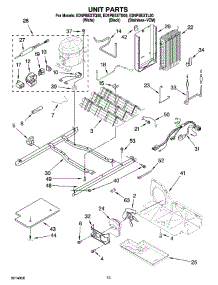 09 - Unit Parts parts for Whirlpool Refrigerator ED5PBEXTQ00 from AppliancePartsPros.com