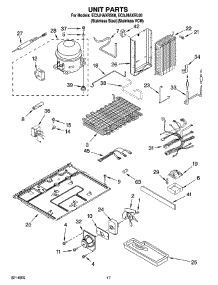 11 - Unit Parts parts for Whirlpool Refrigerator EC3JHAXRS00 from AppliancePartsPros.com