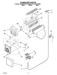 12 - Icemaker Parts, Optional Parts (Not Included) parts for Whirlpool Refrigerator ED5CHQXTQ00 from AppliancePartsPros.com