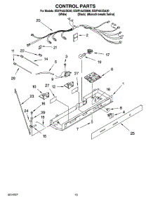 11 - Control Parts parts for Whirlpool Refrigerator ES2FHAXSQ00 from AppliancePartsPros.com