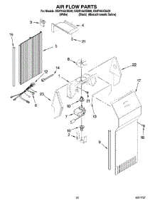 12 - Air Flow Parts, Optional Parts (Not Included) parts for Whirlpool Refrigerator ES2FHAXSQ00 from AppliancePartsPros.com