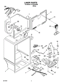 03 - Liner Parts parts for Whirlpool Refrigerator ET1CHEXSQ00 from AppliancePartsPros.com