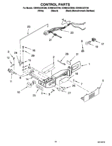 10 - Control Parts parts for Whirlpool Refrigerator GD5NHAXST00 from AppliancePartsPros.com
