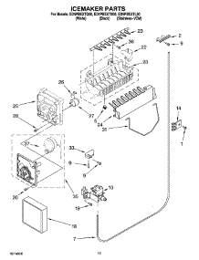 12 - Icemaker Parts, Optional Parts (Not Included) parts for Whirlpool Refrigerator ED5PBEXTL00 from AppliancePartsPros.com