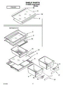 05 - Shelf Parts, Optional Parts parts for Whirlpool Refrigerator ER6AHKXSQ00 from AppliancePartsPros.com
