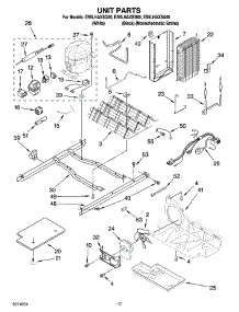 11 - Unit Parts parts for Whirlpool Refrigerator ES5LHAXSQ00 from AppliancePartsPros.com
