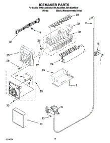 12 - Icemaker Parts, Optional Parts (Not Included) parts for Whirlpool Refrigerator ES5LHAXSQ00 from AppliancePartsPros.com