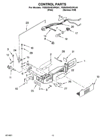 11 - Control Parts parts for Whirlpool Refrigerator 7GS2SHEXPQ01 from AppliancePartsPros.com