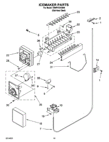 12 - Icemaker Parts, Optional Parts (Not Included) parts for Whirlpool Refrigerator ED5FVGXSS00 from AppliancePartsPros.com
