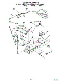 11 - Control Parts parts for Whirlpool Refrigerator ED5CHQXTT00 from AppliancePartsPros.com