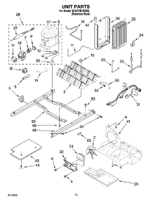 09 - Unit Parts parts for Whirlpool Refrigerator ED5FVEXSS00 from AppliancePartsPros.com