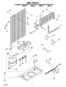 04 - Unit Parts parts for Whirlpool Refrigerator ET4WSKYSQ00 from AppliancePartsPros.com