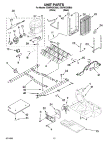 09 - Unit Parts parts for Whirlpool Refrigerator ED2FHGXSQ00 from AppliancePartsPros.com