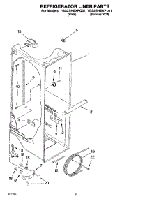 02 - Refrigerator Liner Parts parts for Whirlpool Refrigerator 7GS2SHEXPL01 from AppliancePartsPros.com