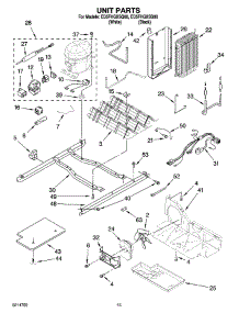 09 - Unit Parts parts for Whirlpool Refrigerator ED5FHGXSB00 from AppliancePartsPros.com