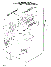 10 - Icemaker Parts parts for Whirlpool Refrigerator ES2FHAXSB00 from AppliancePartsPros.com