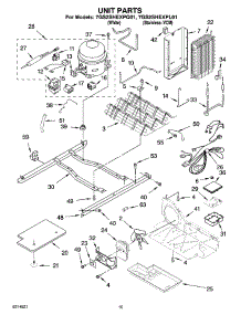 09 - Unit Parts parts for Whirlpool Refrigerator 7GS2SHEXPL01 from AppliancePartsPros.com