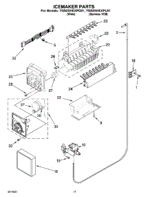 10 - Icemaker Parts parts for Whirlpool Refrigerator 7GS2SHEXPL01 from AppliancePartsPros.com