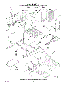 09 - Unit Parts parts for Whirlpool Refrigerator ED2PBEXTQ00 from AppliancePartsPros.com