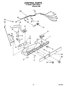 11 - Control Parts parts for Whirlpool Refrigerator 7ED2GTQXPL01 from AppliancePartsPros.com