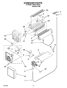 12 - Icemaker Parts, Optional Parts (Not Included) parts for Whirlpool Refrigerator 7ED2GTQXPL01 from AppliancePartsPros.com