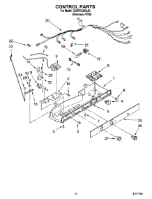 11 - Control Parts parts for Whirlpool Refrigerator ED2FHEXNL02 from AppliancePartsPros.com