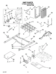 09 - Unit Parts parts for Whirlpool Refrigerator ED2SHAXML12 from AppliancePartsPros.com
