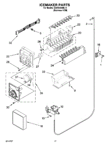 10 - Icemaker Parts parts for Whirlpool Refrigerator ED2SHAXML12 from AppliancePartsPros.com