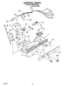 11 - Control Parts parts for Whirlpool Refrigerator ED2SHAXML12 from AppliancePartsPros.com