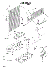 04 - Unit Parts parts for Whirlpool Refrigerator 5VET6WPKLQ04 from AppliancePartsPros.com