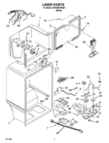 03 - Liner Parts parts for Whirlpool Refrigerator ET8CHEXSQ00 from AppliancePartsPros.com