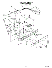 11 - Control Parts parts for Whirlpool Refrigerator ED2GHEXNL02 from AppliancePartsPros.com