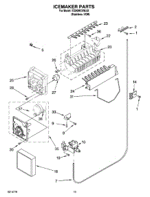 12 - Icemaker Parts, Optional Parts (Not Included) parts for Whirlpool Refrigerator ED2GHEXNL02 from AppliancePartsPros.com