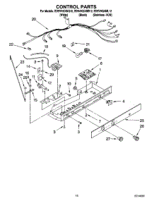 11 - Control Parts parts for Whirlpool Refrigerator ED5VHGXML12 from AppliancePartsPros.com