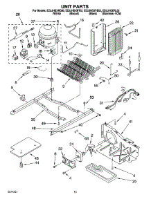 09 - Unit Parts parts for Whirlpool Refrigerator ED2JHGXRQ02 from AppliancePartsPros.com