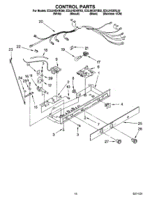 11 - Control Parts parts for Whirlpool Refrigerator ED2JHGXRL02 from AppliancePartsPros.com