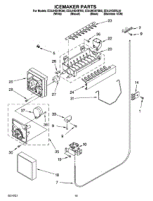 12 - Icemaker Parts, Optional Parts (Not Included) parts for Whirlpool Refrigerator ED2JHGXRB02 from AppliancePartsPros.com