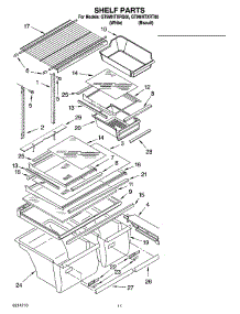 06 - Shelf Parts parts for Whirlpool Refrigerator GT9MHTXRQ00 from AppliancePartsPros.com