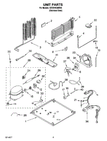 05 - Unit Parts parts for Whirlpool Refrigerator GT2SHKXMS04 from AppliancePartsPros.com