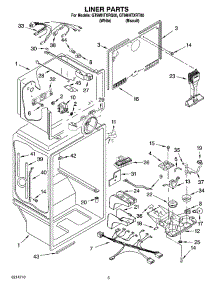 03 - Liner Parts parts for Whirlpool Refrigerator GT9MHTXRT00 from AppliancePartsPros.com