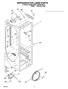 02 - Refrigerator Liner Parts parts for Whirlpool Refrigerator ED5NHGXRL01 from AppliancePartsPros.com