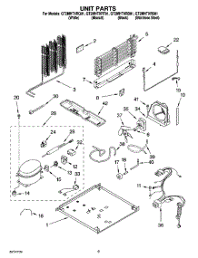05 - Unit Parts parts for Whirlpool Refrigerator GT2MHTXRB01 from AppliancePartsPros.com