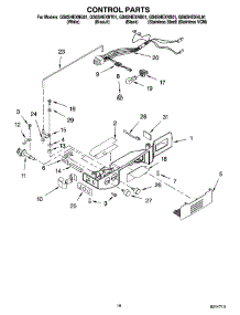 10 - Control Parts parts for Whirlpool Refrigerator GS6SHEXNB01 from AppliancePartsPros.com