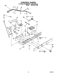 11 - Control Parts parts for Whirlpool Refrigerator ED5NHGXRQ01 from AppliancePartsPros.com