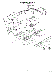 10 - Control Parts parts for Whirlpool Refrigerator ED5SHAXML12 from AppliancePartsPros.com
