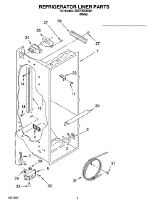 02 - Refrigerator Liner Parts parts for Whirlpool Refrigerator ED5FHGXNQ01 from AppliancePartsPros.com